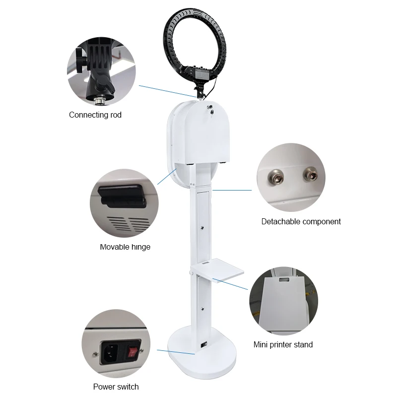 Newest Vogue Magic Mirror Ipad Dslr Photo Booth With Fill In Light Party EVent Rental  Selfie DSLR Mirror Booth