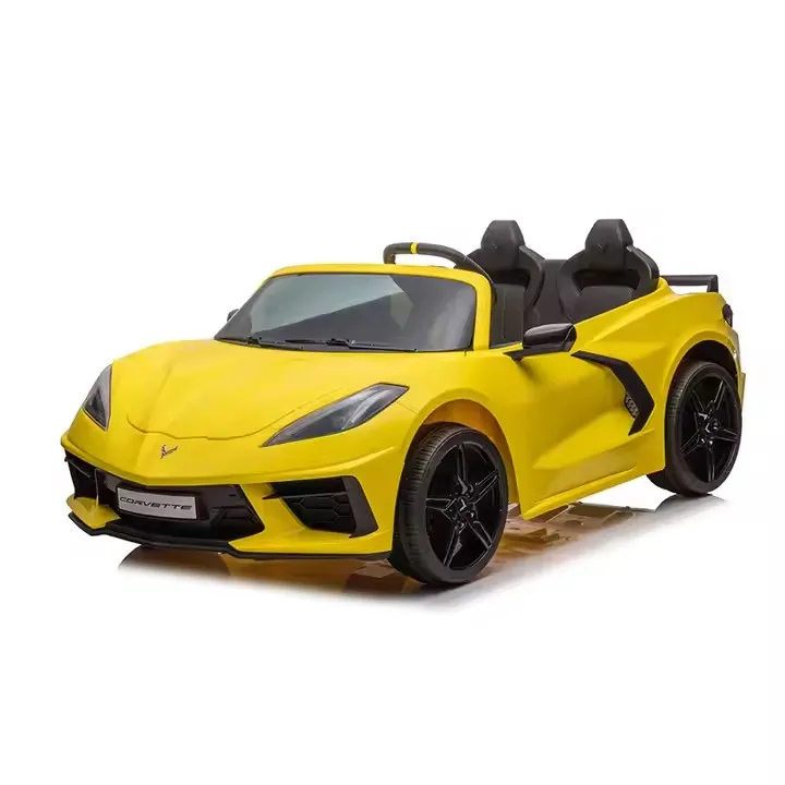 2024 лицензированный игрушечный автомобиль c8 для детей с аккумулятором 12v7ah