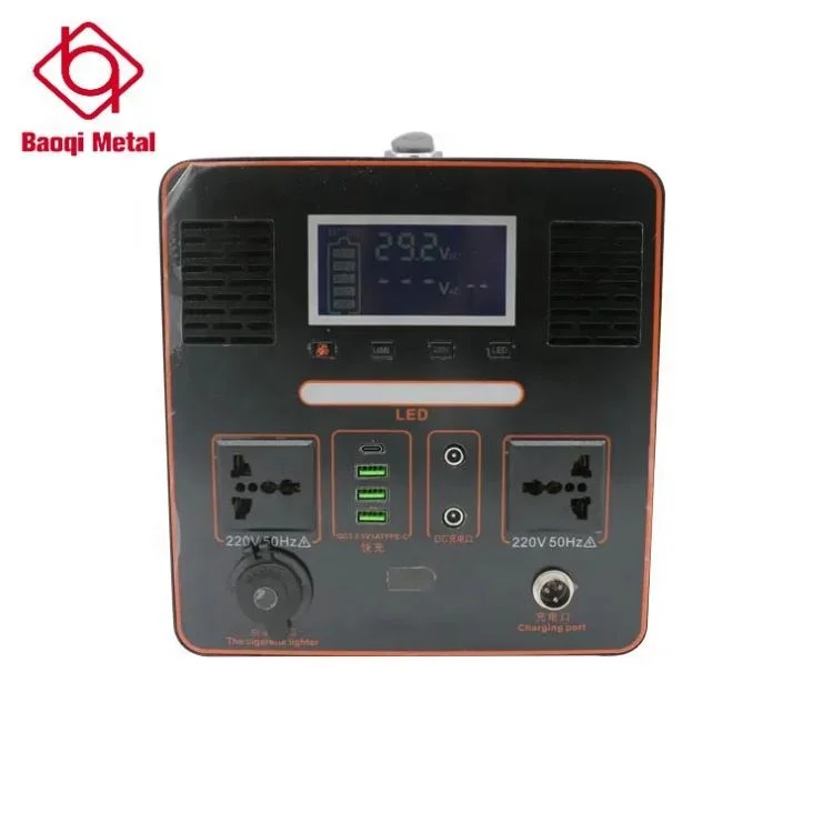 Lifepo4 Battery Solar Panel 1080Wh 1000W Ac Outlets Solar Generator Portable Power Station