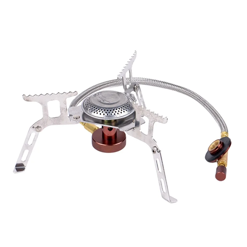 
Factory Directly Supply windproof camping stove folding cassette gas stove 
