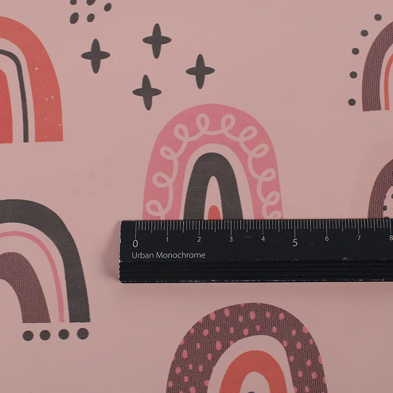 Baby Clothing Baby Bib Waterproof Water Repellent Printed PU Fabric For Cloth Diaper Wet Bag Custom Printed PU