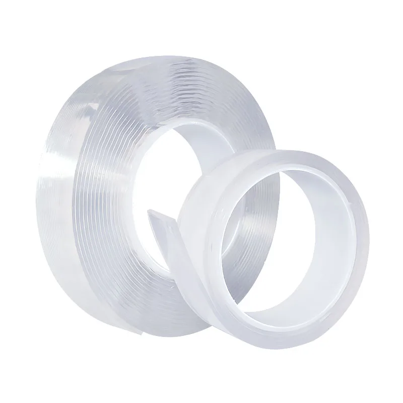5m Washable Cheap Good Price Reusable Heavy Duty Transparent Double Sided Adhesive Nano Tape