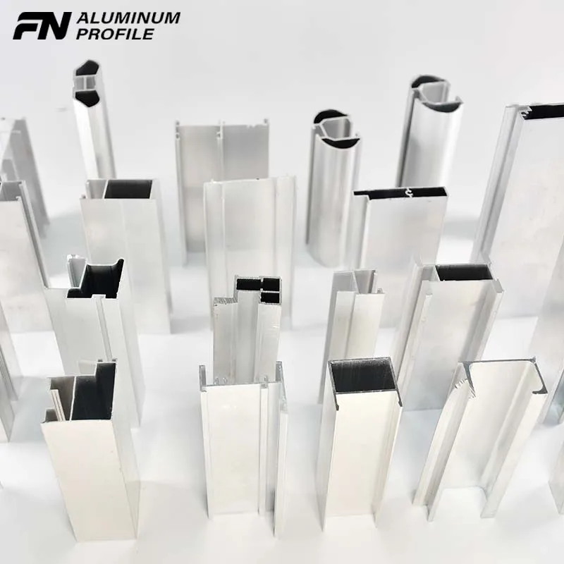 Door Frames Heavy Duty Aluminum Standard Profile Silvery Anodizing Extrusion Aluminum Profile