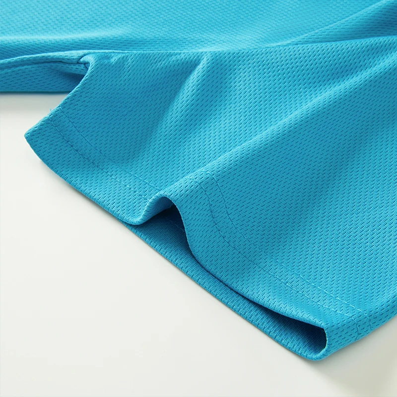 180 Gsm Polyester Breathable Sports Promotional Quick Dry T-Shirts Personnalisable 100 Polyester V Neck T Shirts Men Wholesale