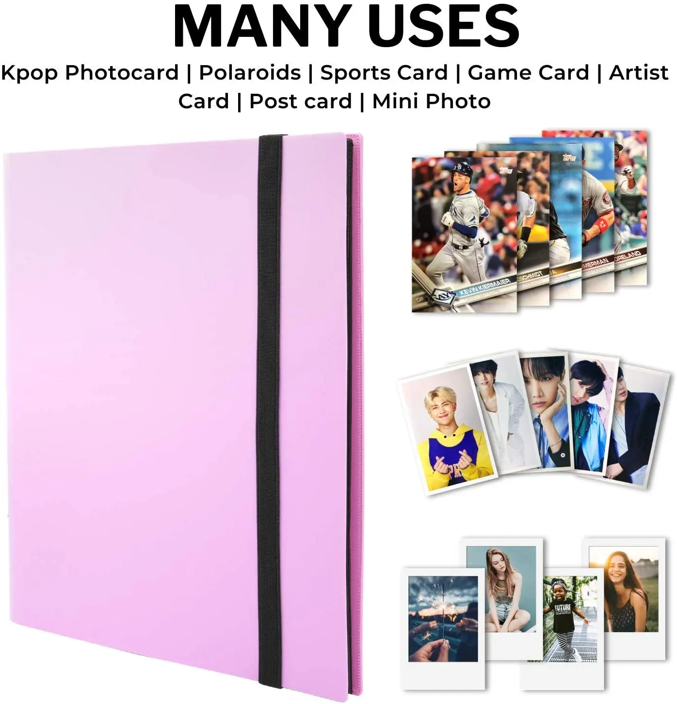  Держатель для визитных карточек книга фотокарточек Коллекция папка Kpop держатель из