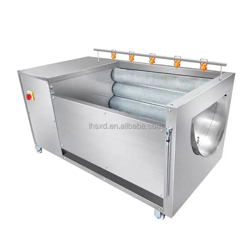 Fully automatic commercial pig trotters, pig feet, seafood cleaning machine, fruit and vegetable brush cleaning machine