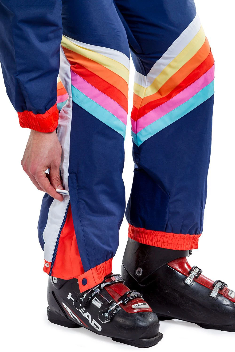 Fashion colorful  winter rainbow colorful waterproof ski&snow wear snowboard custom digital print ski jacket