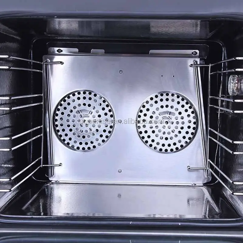 Industrial baking oven, Hot air convection oven, Stainless Steel 4 Trays Hot-air Convection Oven with steam