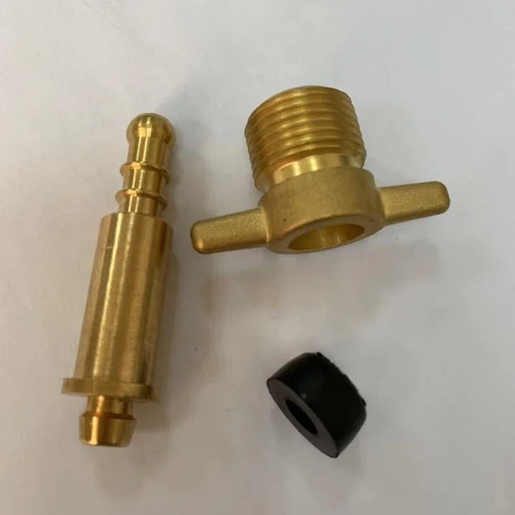 10mm size nipple with brass butterfly nuts ,gas coupling