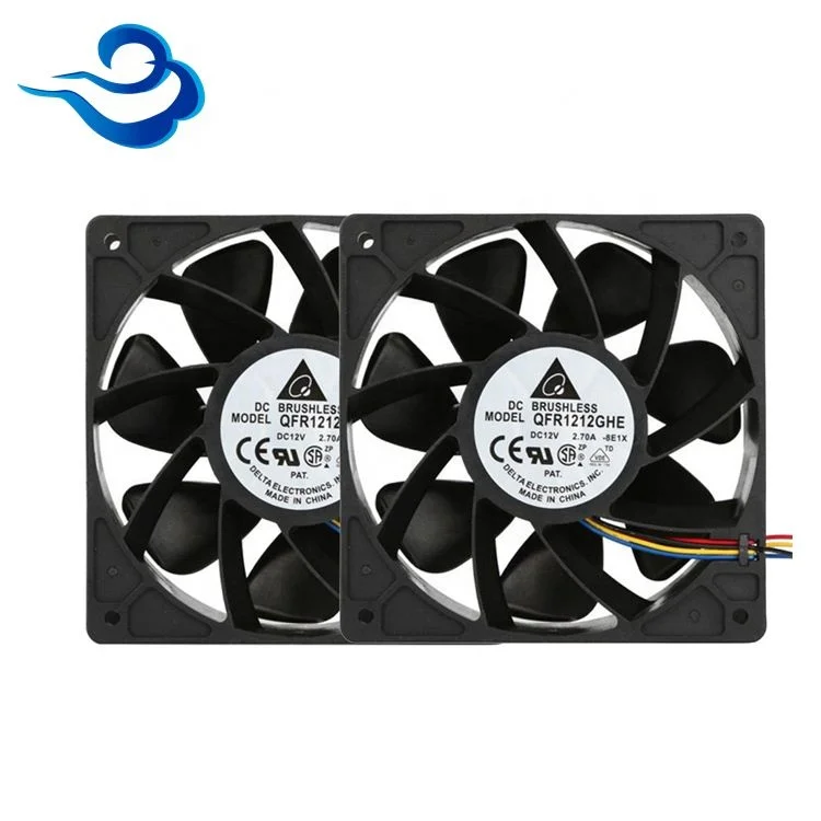 
Ball bearing 12038 S7 S9 antminer fans 120X120X38mm 12V DC 6000RMP bitcoin miner cooling fan 