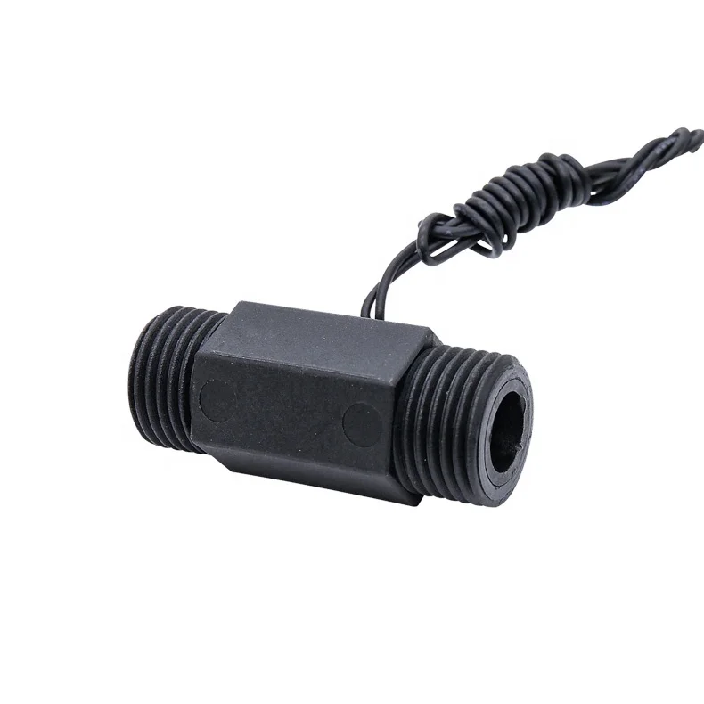 G1/2 Plastic Flow Switch Supply Customized Size Wired Water Plastic Magnetic Flow Sensor Automatic Flow Control Switch