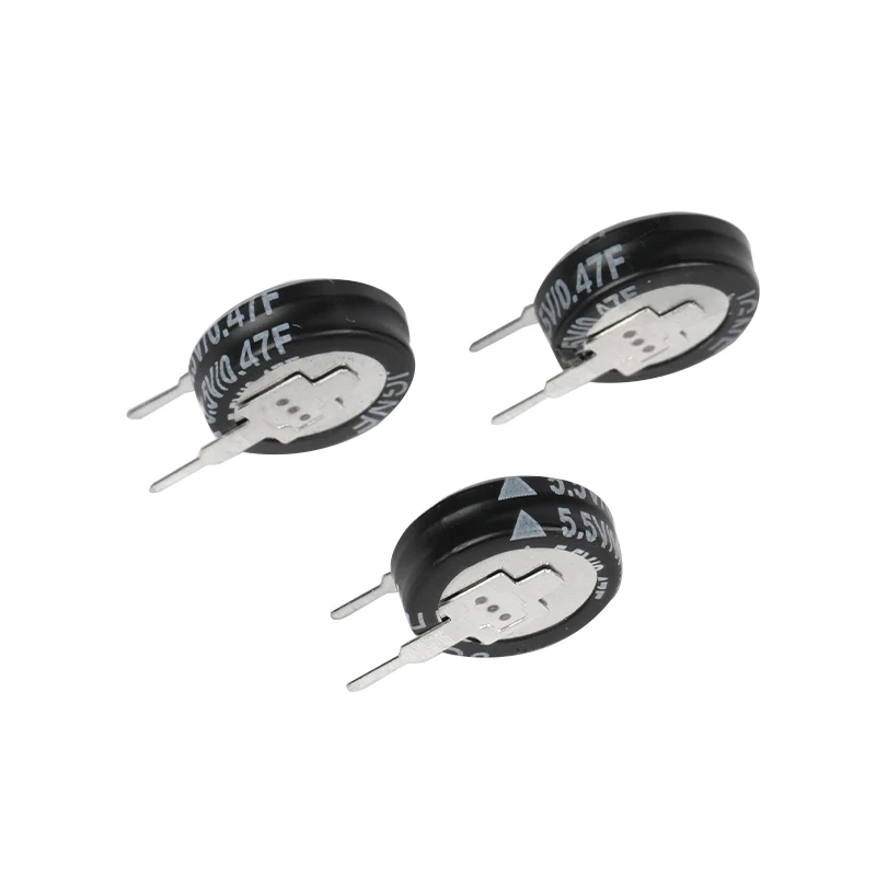 Goldencell 5.5v 0.47F V- pin Ultracapacitor electric double layer super farad capacitor for Smart home light GPS navigation