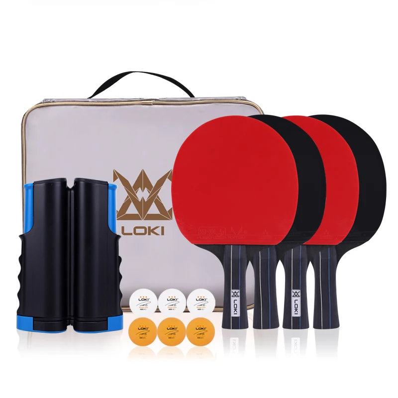LOKI proveedores chinos kit de ping pong for 4 palyer