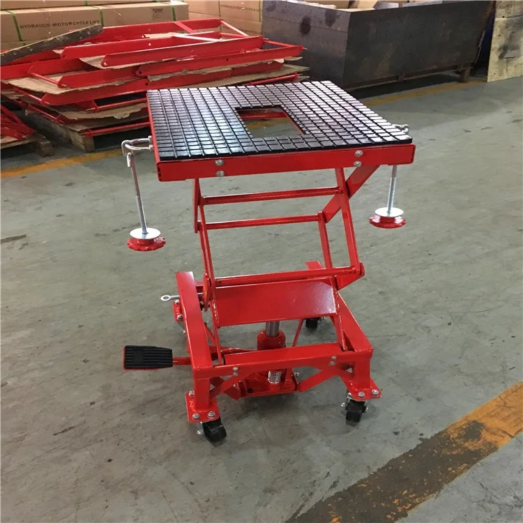 300lbs Hydraulic  Motorcycle Lift Table with lifting height from 350mm to 870mm Model Nr. MCL4303