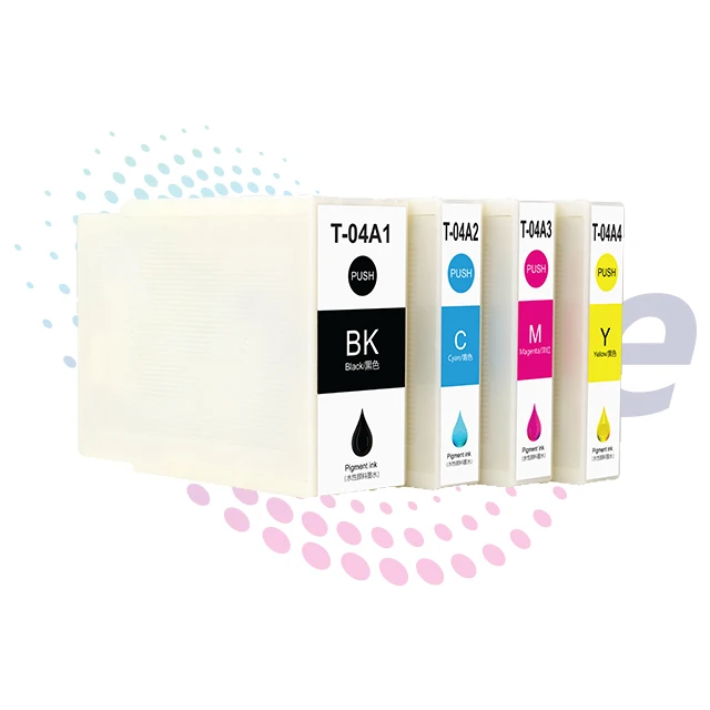 T04A1 T04A2 T04A3 T04A4 Color Pigment Inkjet Cartridge 04A T04A Compatible Ink Cartridge For WorkForce Pro WF-C8190DW C8690