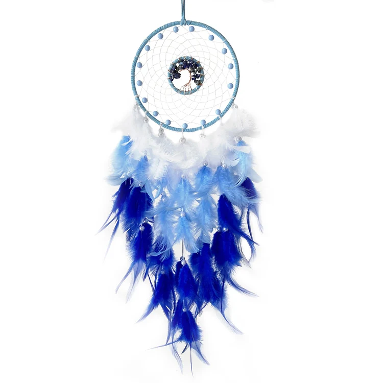 Factory Direct China Four Colors Choices Feathers Thread Wall Decor Dream Catchers Large