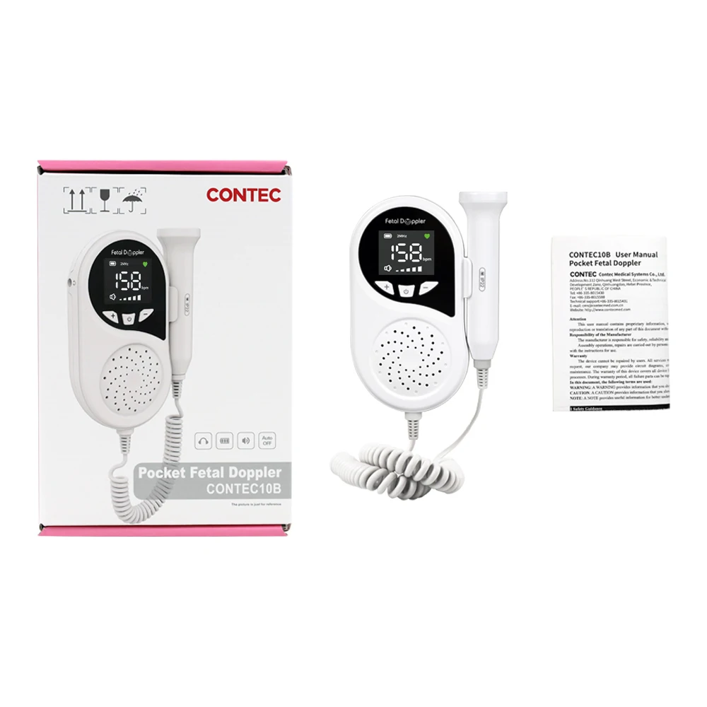Производитель CONTEC10B Китай дешевый домашний цифровой портативный допплер
