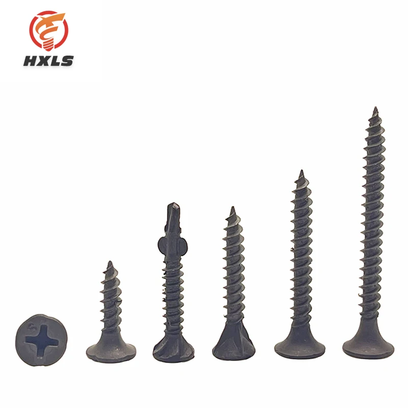 black self-tapping screws collated plasterboard screws for drywall screws