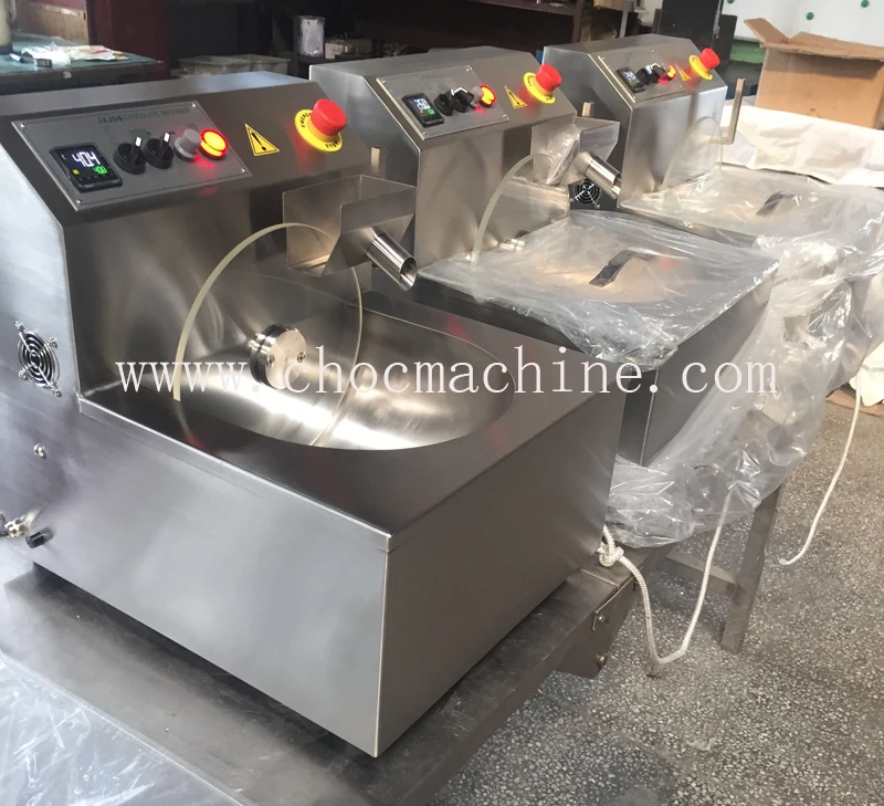 Mini chocolate melting tempering machine chocolate lab machine 8kg