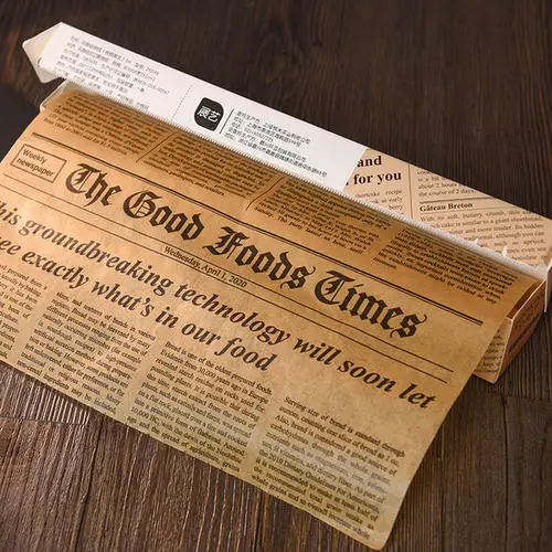 Прямо с фабрики Пользовательский логотип хорошая цена бумажные листы для выпечки напечатанные масло гамбургер сэндвич обертка