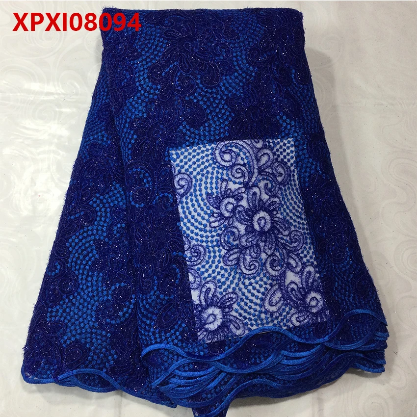 Solid color pleated mesh Lace Like Fabric Shining Mesh Clothes Embellishment Party Dress
