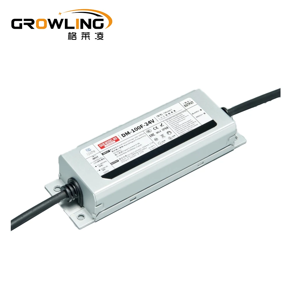 Outdoor use ip68 led strip driver waterproof electronic 100w 12vdc constant voltage led power with CE ROHS