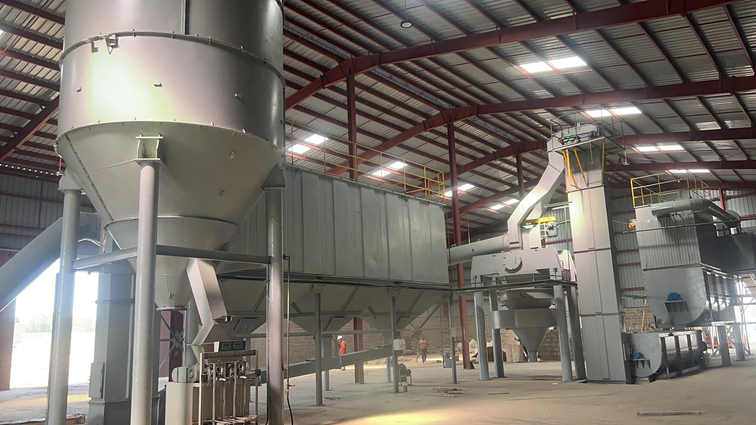 Quicklime Lime Kiln Automatic Lime Production Line 100 TPD with Lime Hydration Equipment