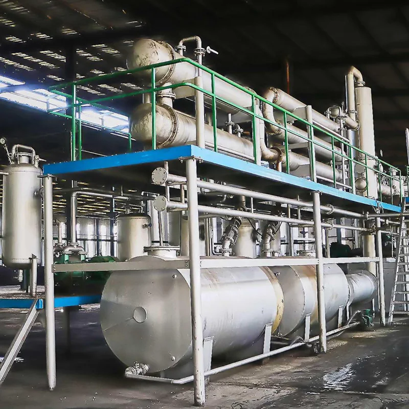 High Output Automatic Used Rubber Tyre Recycling Machine To Oil