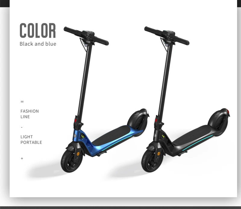 Motorised Powerful Foldable Off Road Two 2 Wheel Propel Motor Folding E Electric Kick Scooter For Adults