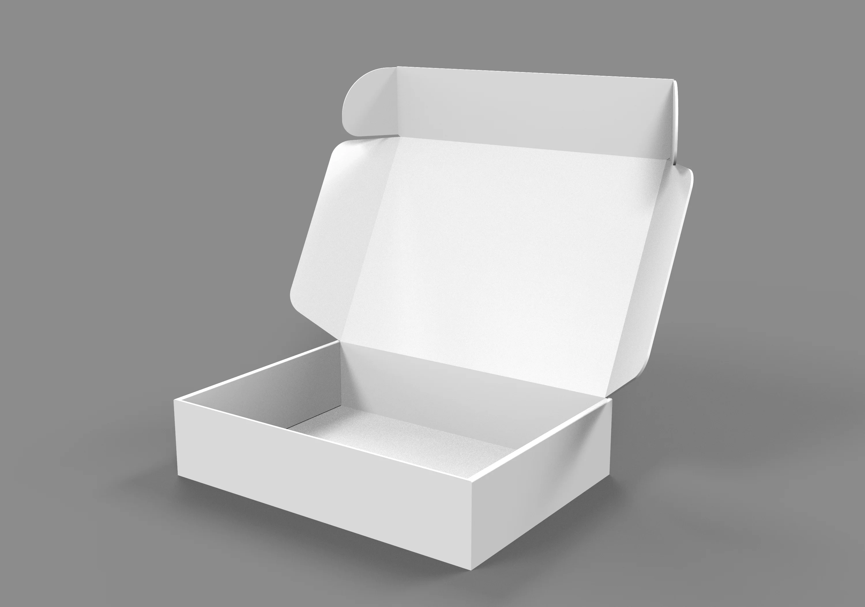 Custom logo high quality lock roll end corrugate Cardboard Cartons Shipping Mailer Box Packing