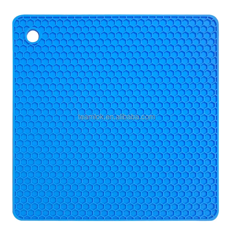 Wholesale silicone heat resistant honeycomb insulation cup mat non-slip table mat