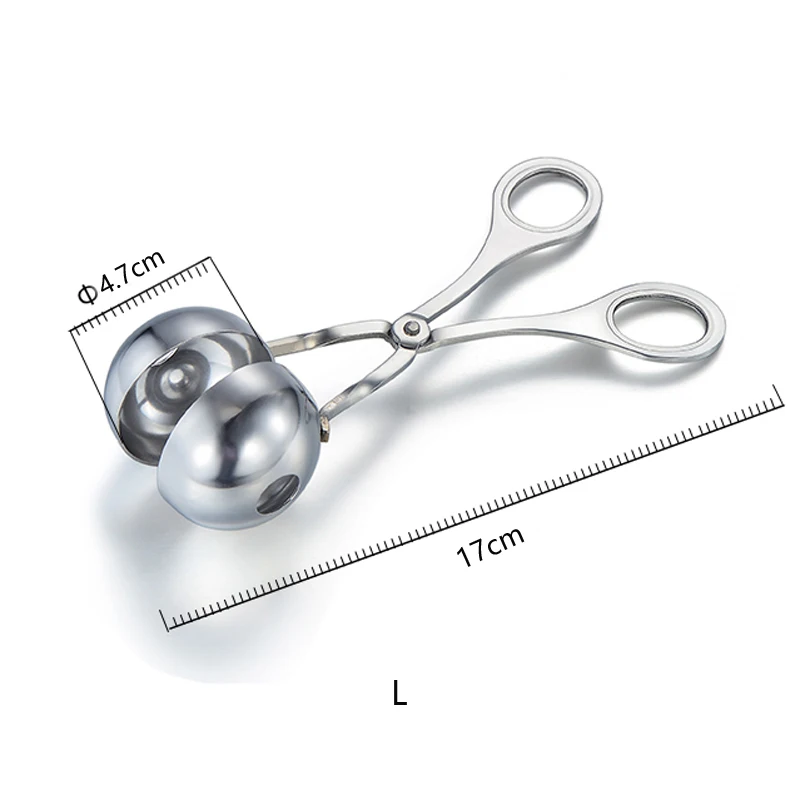 Kitchen Convenient Meatball Maker Stainless Steel Stuffed Meatball Clip DIY Fish Meat Rice Ball Maker Meatball Mold Tools 2020