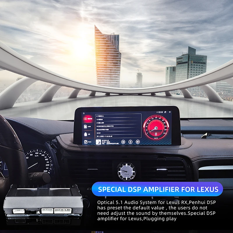 Автомобильный DVD-проигрыватель на Android для Lexus RX (2020-2021) автомобильное радио мультимедийный видеоплеер навигатор GPS 10 0 двойной разъем DIn 5 1 музыка
