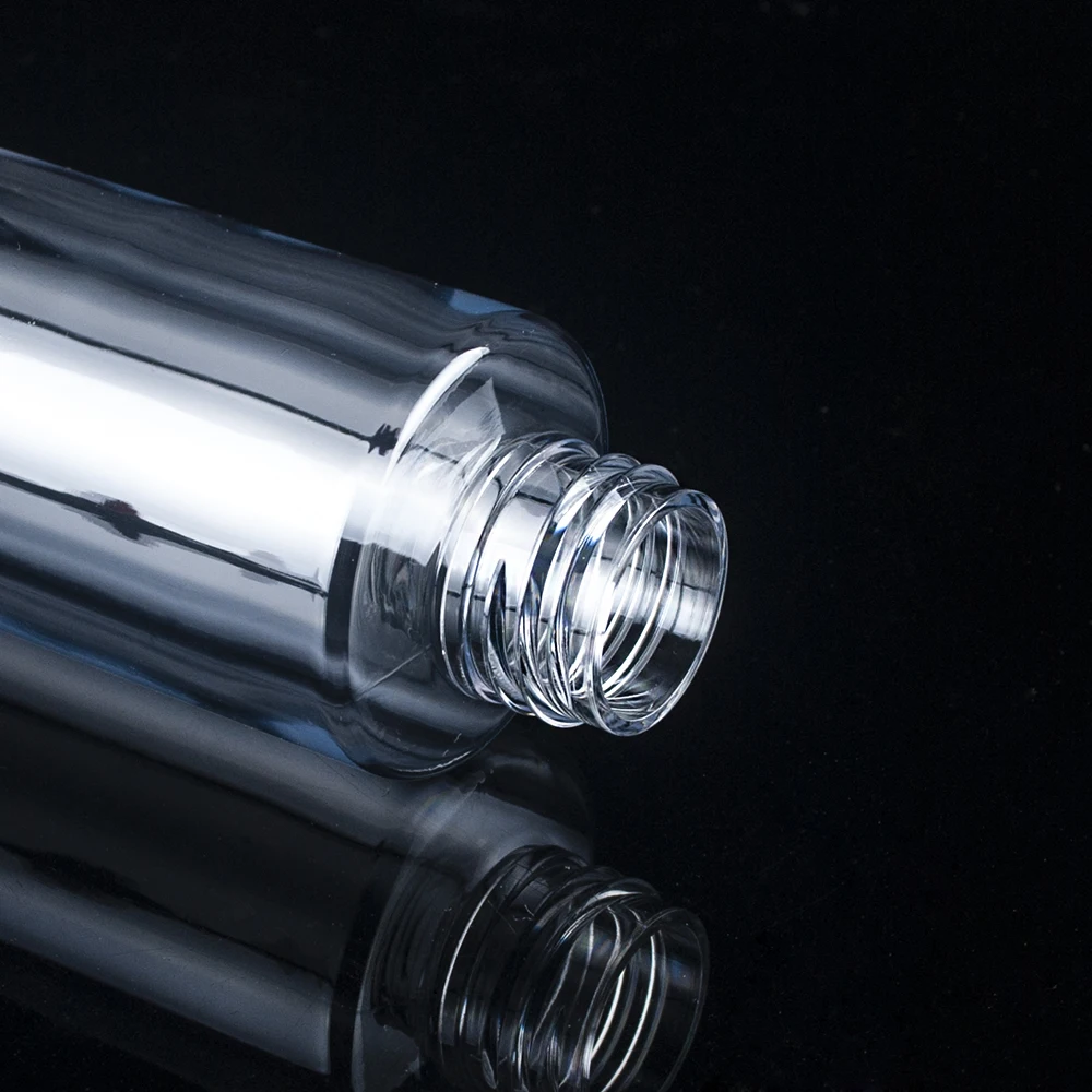 Wholesale PET bottle plastic transparent liquid detergent soap bottle with spray