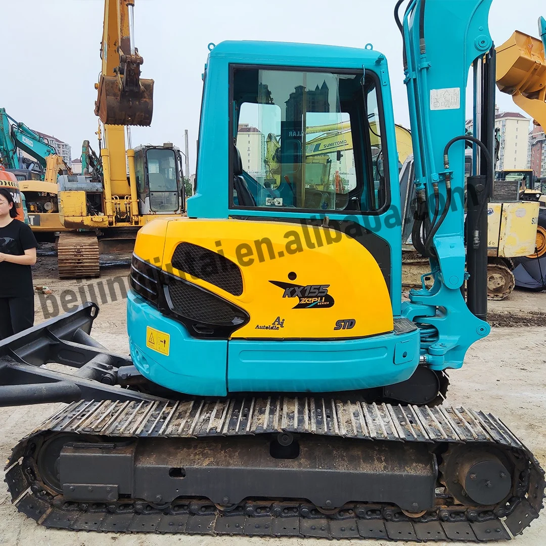 Мини-экскаватор KUBOTA KX155 5 тонный землеройный экскаватор по низкой цене
