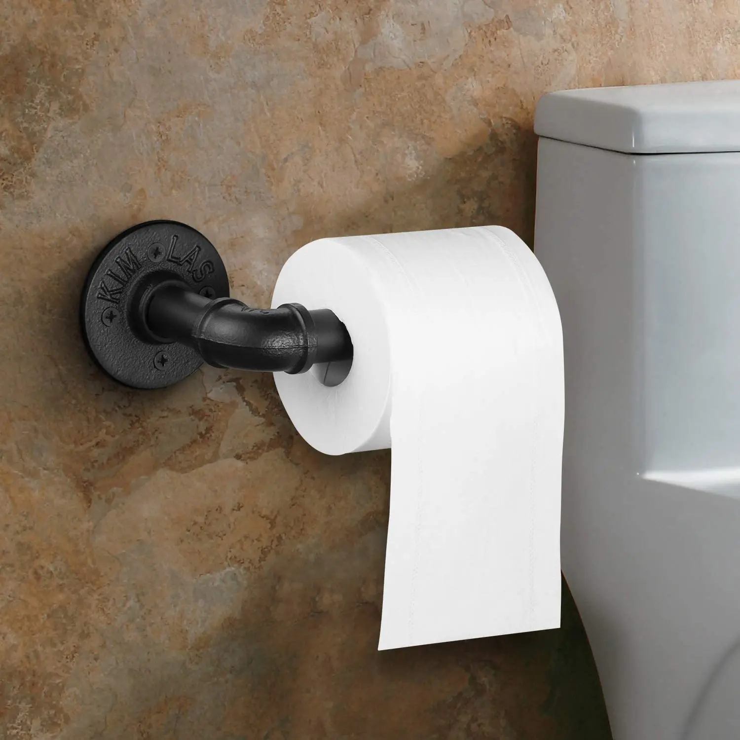 
2021 new Industrial Pipe Toilet Paper Holder,toilet Tissue Paper Roll Towel Plate Holder Steel Kitchen Towel Paper Holders 