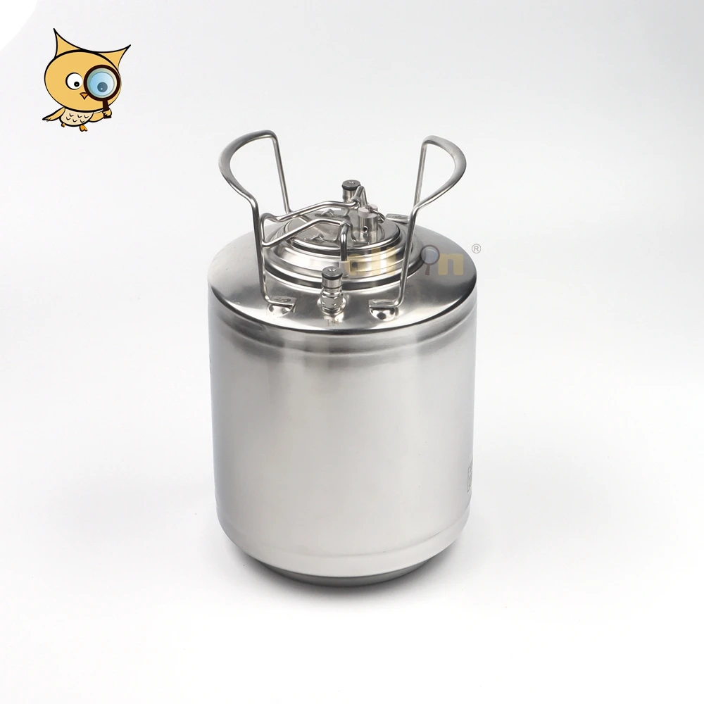 ALL IN Factory Made Pepsi Keg 3Gal Corny Keg Stainless Steel Ball Lock Disconnect 10L Cornelius Keg for Homebrew Soda Beer
