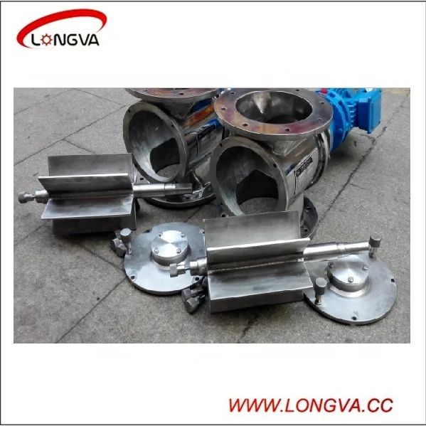 Stainless Steel Slide Type Rotary Discharge Cleaning Valve Feeder