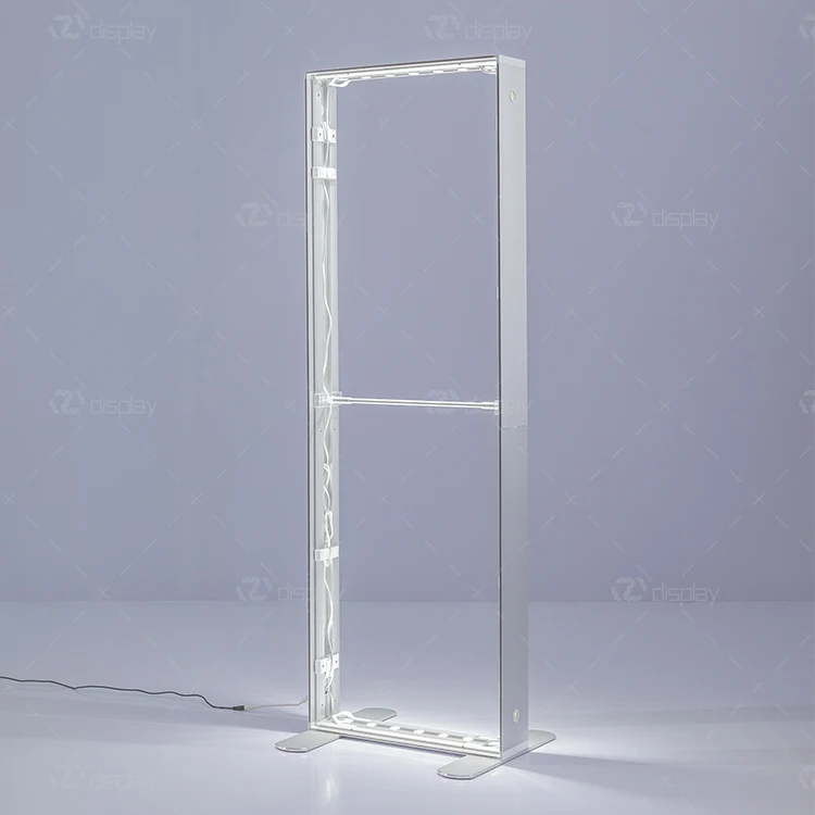 SEGO Modular LED Backlit Portable Tension Fabric Tool Free Advertising Light Box Banner Stand