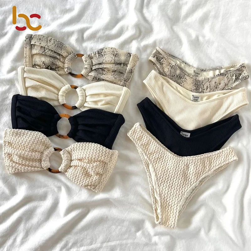 New Trend Summer Hot Sexy Beachwear Custom Bathing Suit Women Wholesale 2 Piece Fashion Swimwear Bikinis