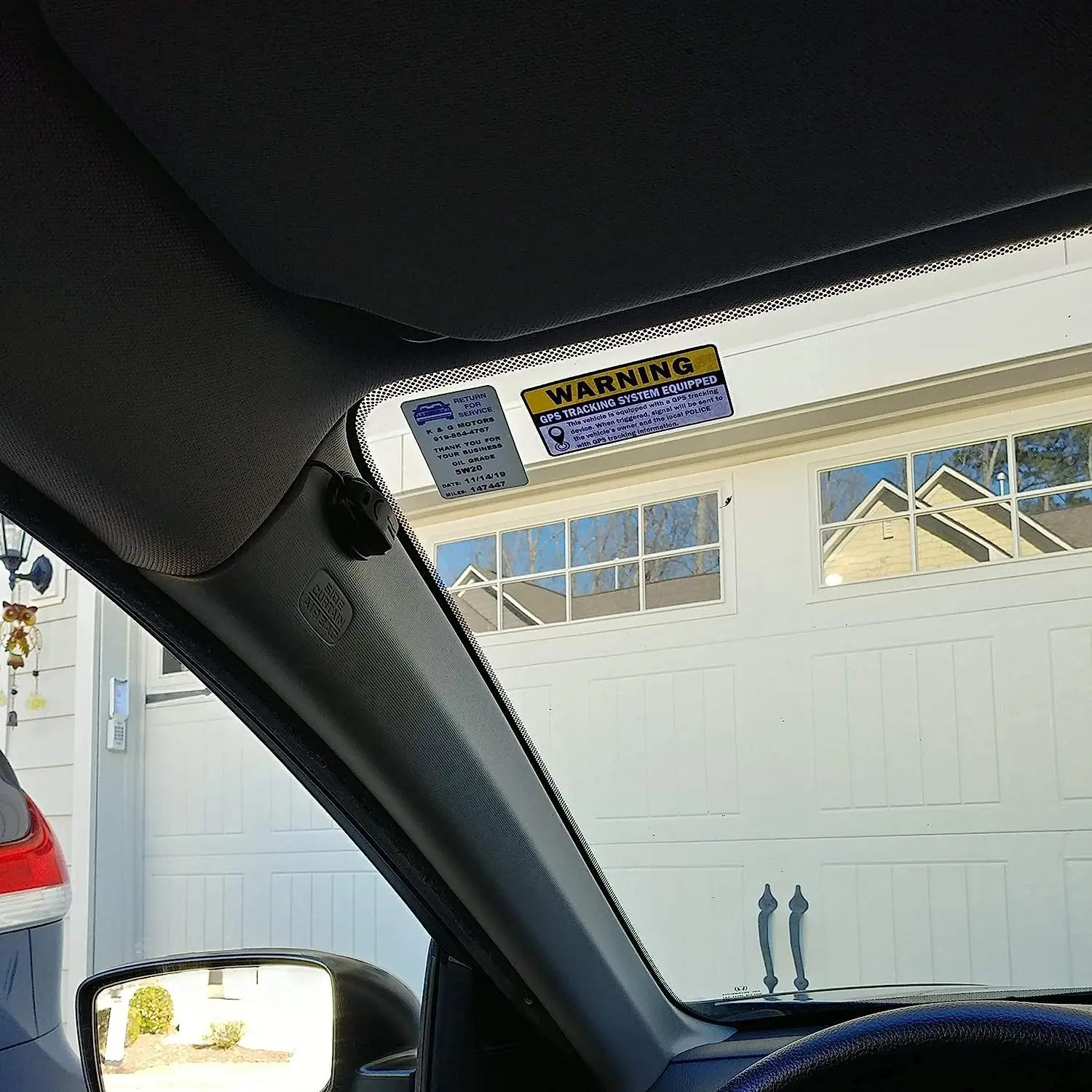 GPS отслеживание предупреждающий знак Противоугонный автомобиль наклейки предупреждающая система слежения оснащенная Автомобильная наклейка