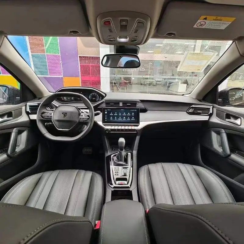 В наличии 2020 Dongfeng Peugeot 408 Подержанный автомобиль 1 5 т китайский бензиновый компактный седан мест