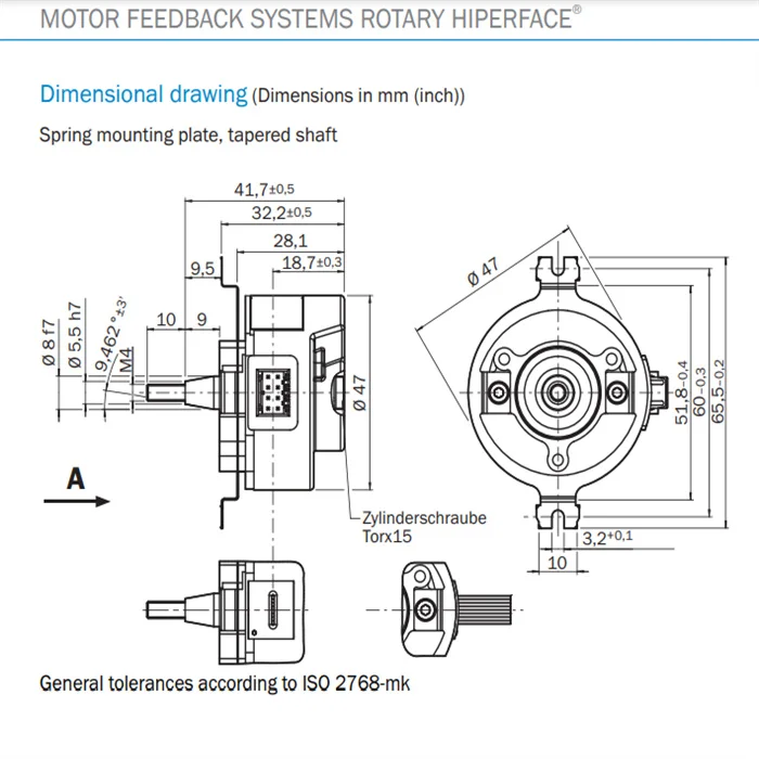 SRS SRM50 MOTOR FEEDBACK SYSTEMS ROTARY SRM50-HFA0-K21