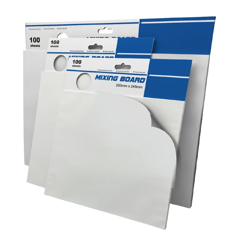 Multi-Layered Mixing Palette Board Disposable Paper Mixing Board