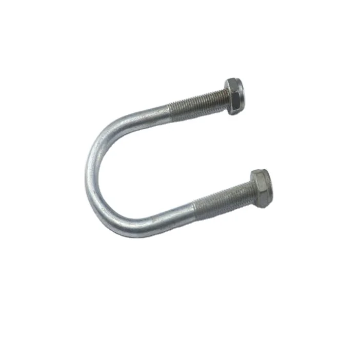 Steel Bar Stamp forming U shape custom bolted pipe clamp