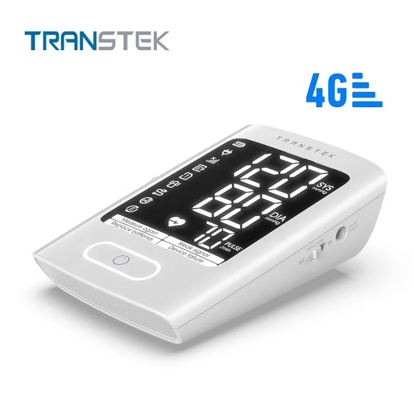 Transtek telemedicine equipment blood pressure monitor upper arm 4G sphygmomanometer