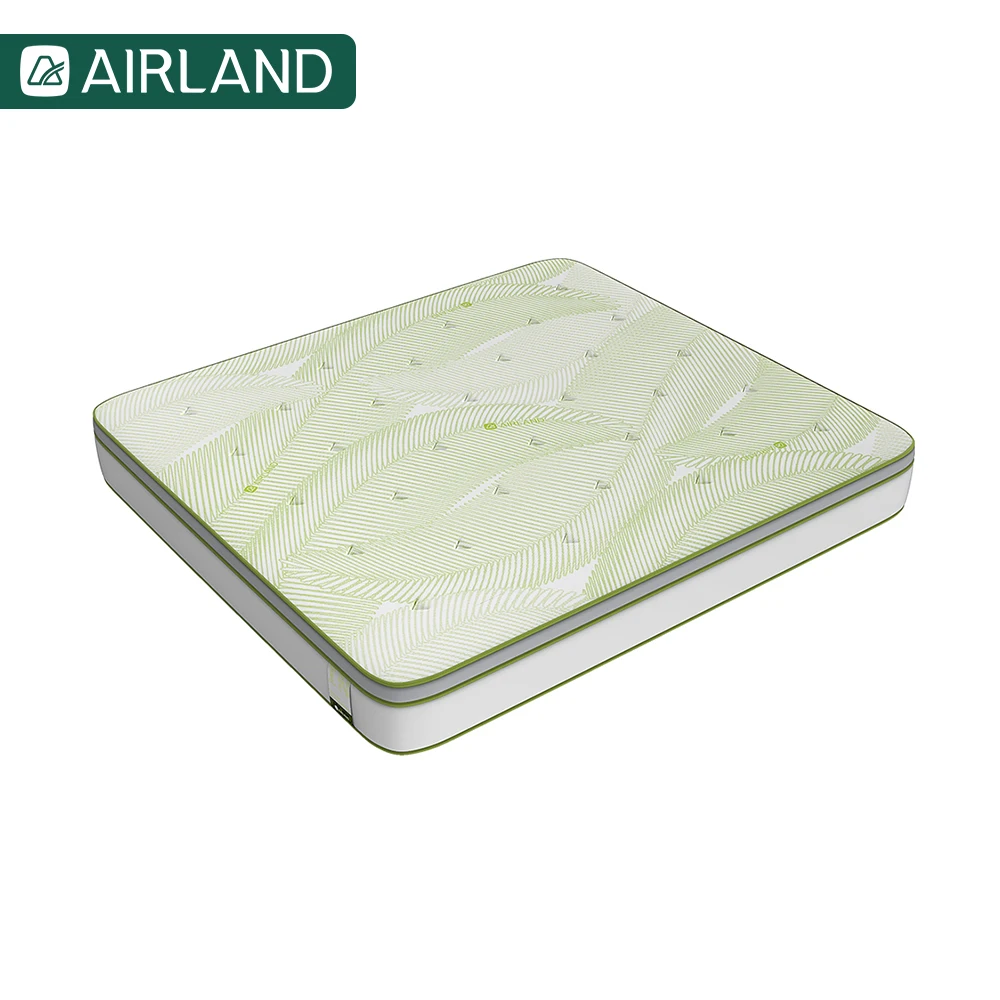 Airland High Quality Hybrid Spring Bed Mattress Manufacture Custom Size King Memory Foam Mattress In A Box