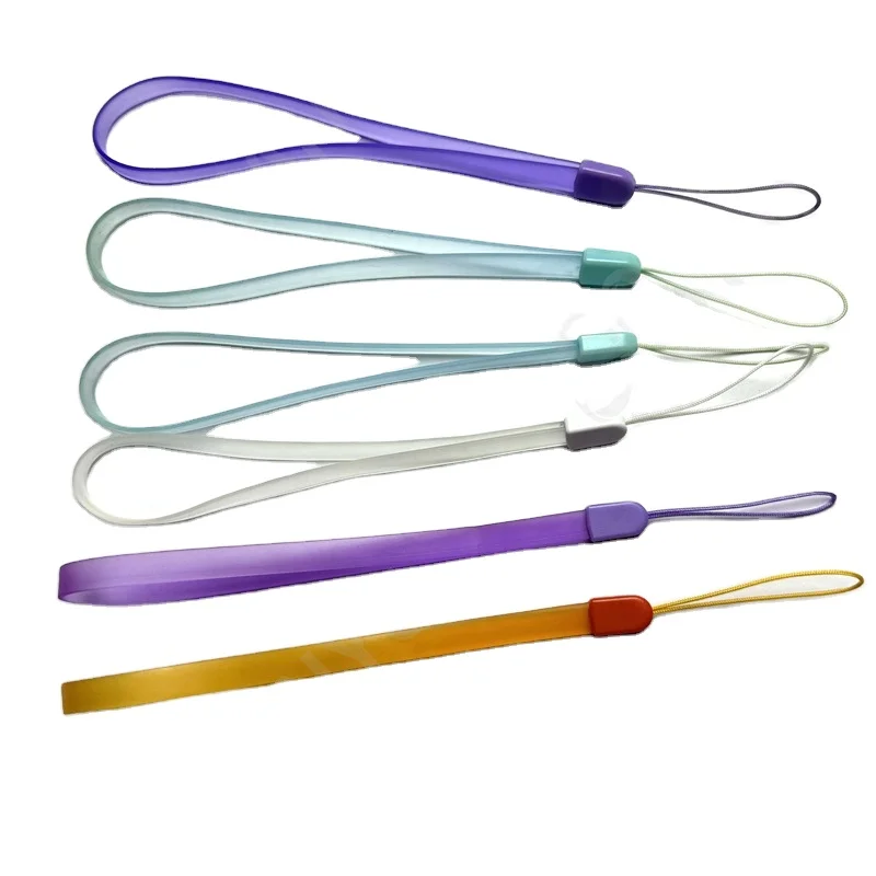 Custom wrist pvc lanyard strap For water bottle headset phone case usb camera mini fan speaker Key psp torch toys walkie-talkie