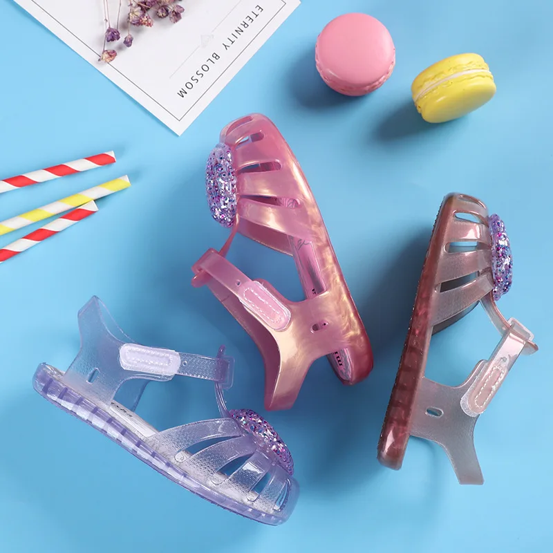 Красивые легкие сандалии на заказ обеспечивают комфорт в течение всего дня, лучшие ощущения ног, Детские желе, новые популярные сандалии Stylo