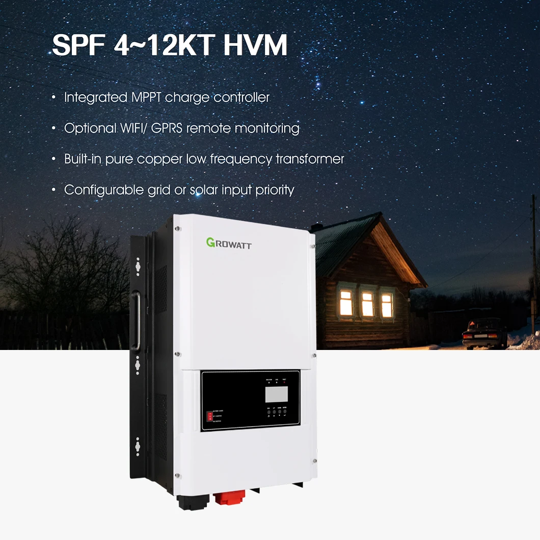 Best price growatt spf 12000t dvm 10000t 8000t solar inverter off grid growatt inverter